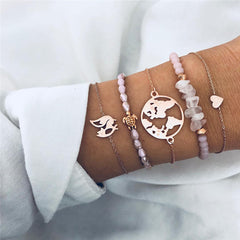 Bohemian Bracelets & Bangles Set Vintage Bead Boho Charm Bracelet For Women Jewelry Accessories Pulseras Mujer Bijoux Femme - MBC