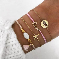 Bohemian Bracelets & Bangles Set Vintage Bead Boho Charm Bracelet For Women Jewelry Accessories Pulseras Mujer Bijoux Femme - MBC